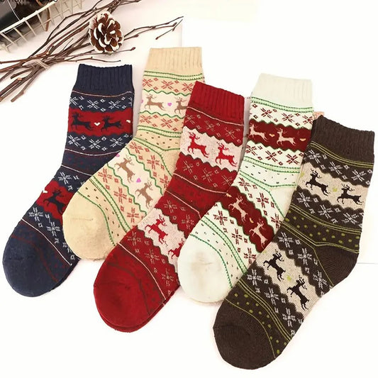 Snowfall Socks (5 Pairs)